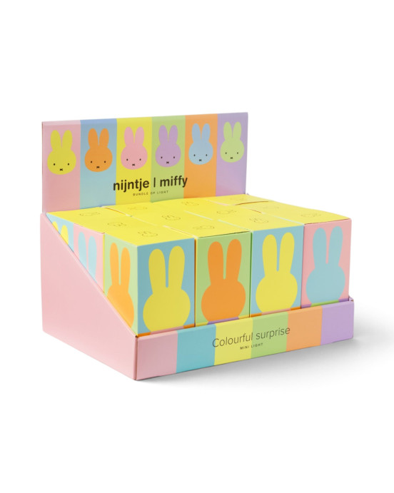 MR MARIA. Φωτιστικό νυχτός Miffy Bundle of Light - Colourful Surprise Blind Box