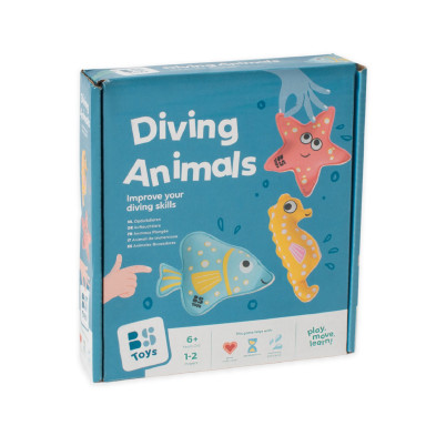 BS TOYS. Παιχνίδι μπάνιου και κατάδυσης Diving Animals