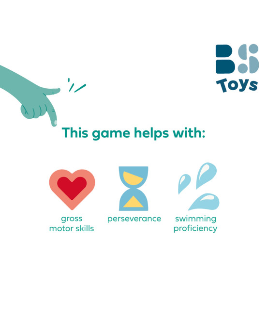 BS TOYS. Παιχνίδι μπάνιου και κατάδυσης Diving Animals