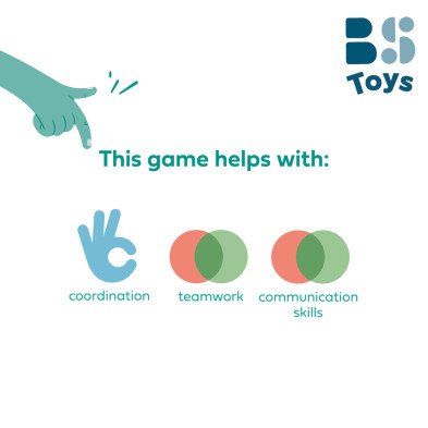 BS TOYS. Παιχνίδι ισορροπίας εξωτερικού χώρου Crazy Coordination
