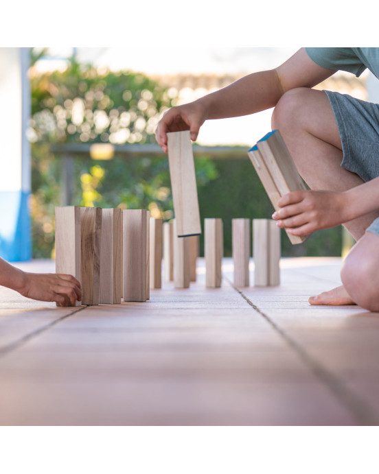 BS TOYS. Παιχνίδι ισορροπίας & στρατηγικής με ξύλινα τουβλάκια και ζάρι