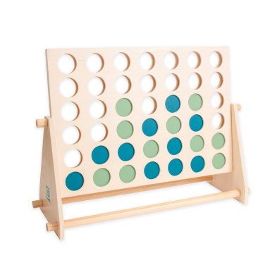 BS TOYS. Ξύλινο παιχνίδι 4 στη σειρά XL