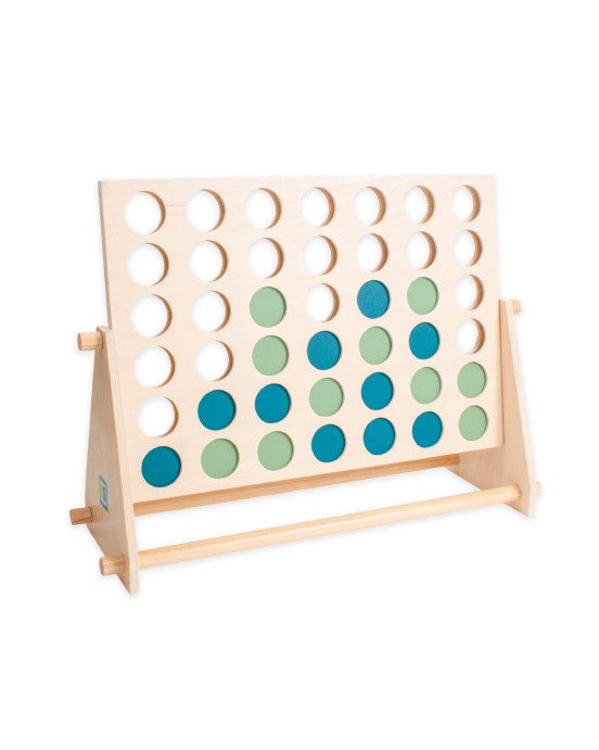 BS TOYS. Ξύλινο παιχνίδι 4 στη σειρά XL