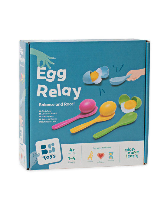 BS TOYS. Παιχνίδι κουταλοδρομίες Egg Relay
