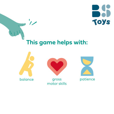 BS TOYS. Παιχνίδι κουταλοδρομίες Egg Relay