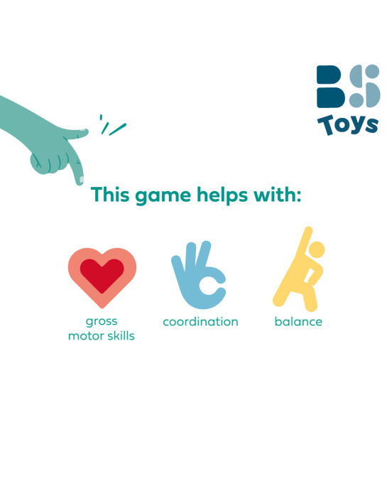 BS TOYS. Παιχνίδι ισορροπίας Walking Bobbins