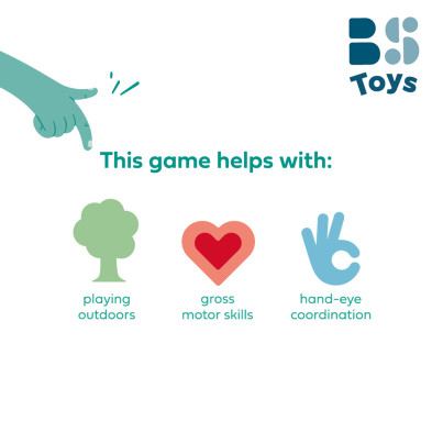 BS TOYS. Σετ παιχνιδιών εξωτερικού χώρου Party Kit