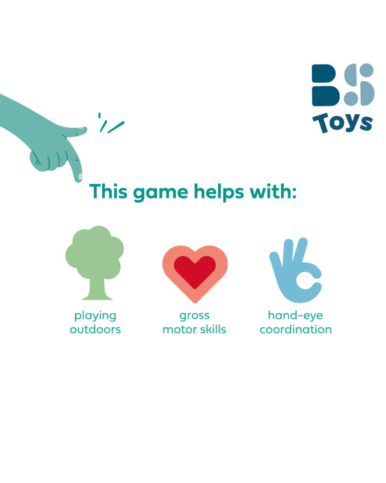 BS TOYS. Σετ παιχνιδιών εξωτερικού χώρου Party Kit