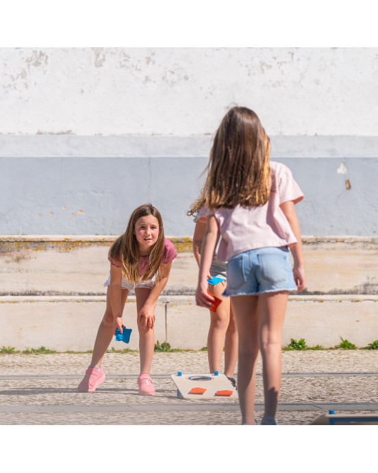 BS TOYS. Ξύλινο παιχνίδι στόχου εξωτερικού χώρου Corn Hole