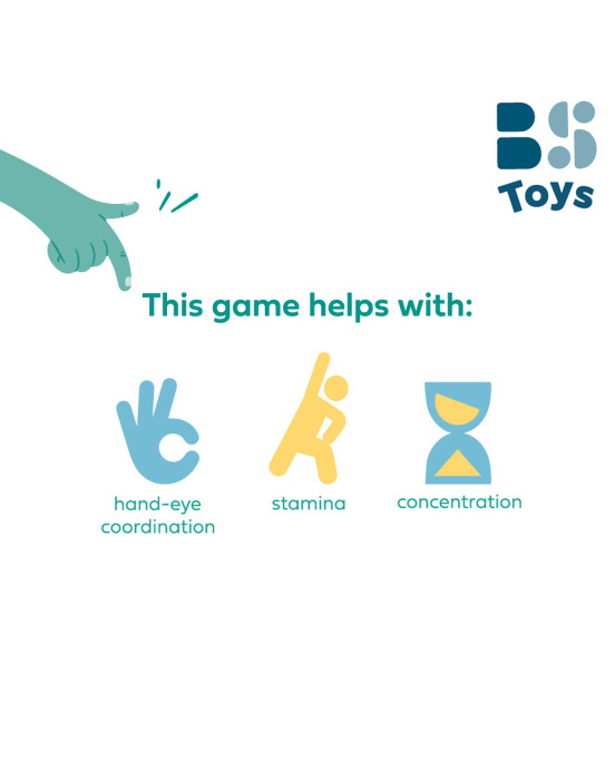 BS TOYS. Ξύλινες ρακέτες Padel