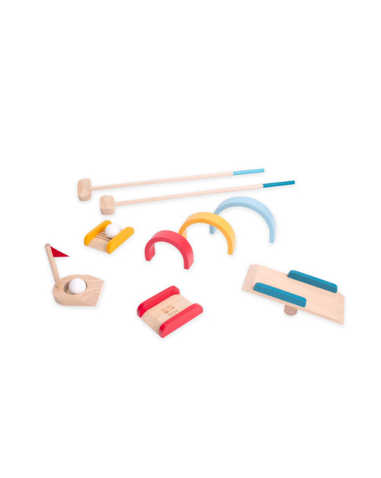 BS TOYS. Ξύλινο παιχνίδι γκολφ