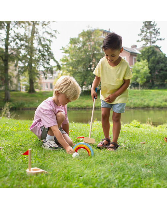 BS TOYS. Ξύλινο παιχνίδι γκολφ