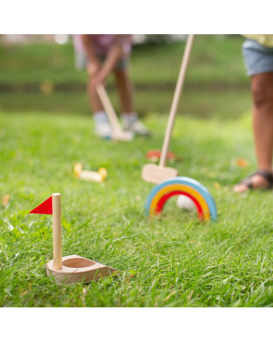 BS TOYS. Ξύλινο παιχνίδι γκολφ