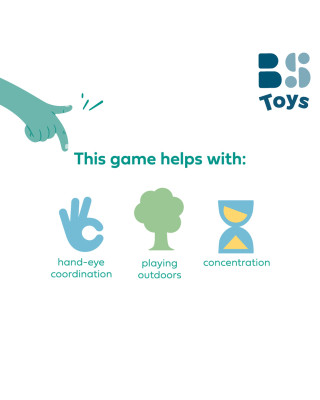 BS TOYS. Ξύλινο παιχνίδι γκολφ