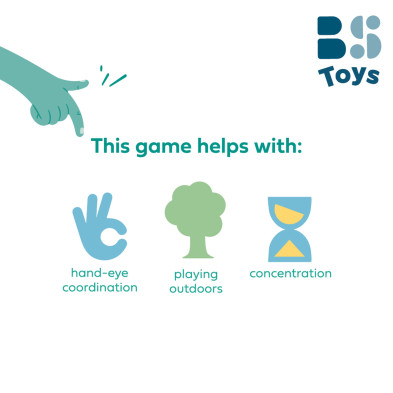 BS TOYS. Ξύλινο παιχνίδι γκολφ