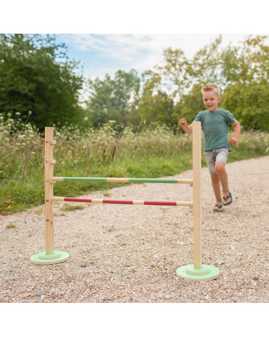 BS TOYS. Ξύλινο παιχνίδι άλματος με εμπόδια