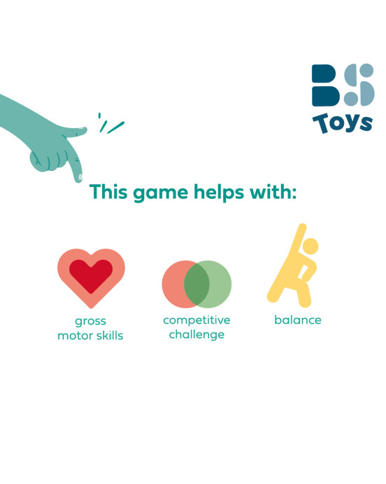 BS TOYS. Παιχνίδι ισορροπίας και δύναμης Tug of Two