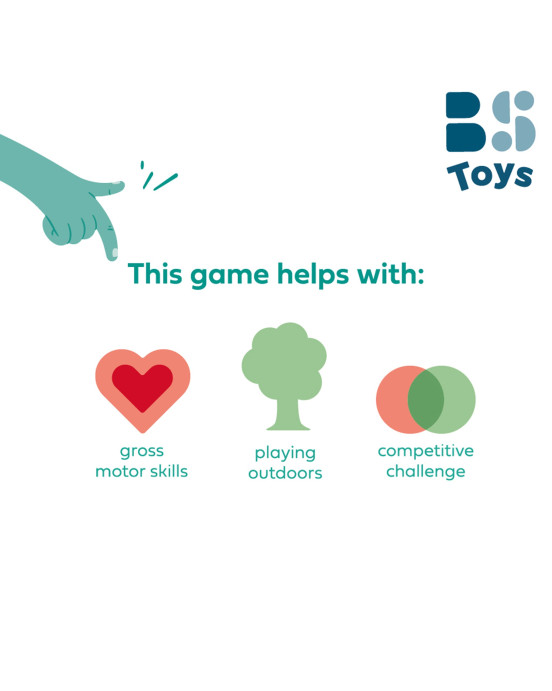 BS TOYS. Παιχνίδι δεξιοτήτων & στρατηγικής Ποδόσφαιρο - Κροκέ