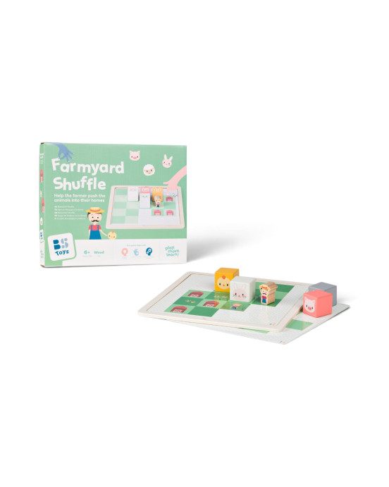 BS TOYS. Παιχνίδι λογικής Farmyard Shuffle
