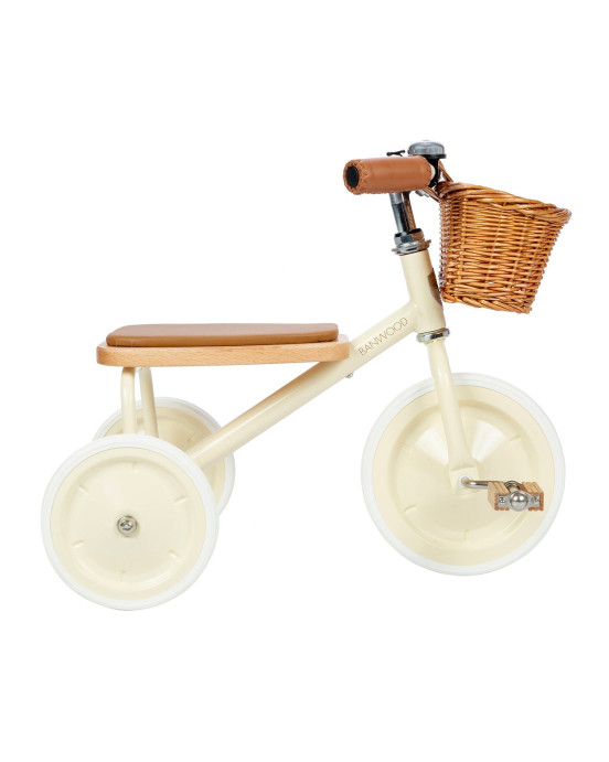 BANWOOD. Τρίκυκλο ποδήλατο Κρεμ