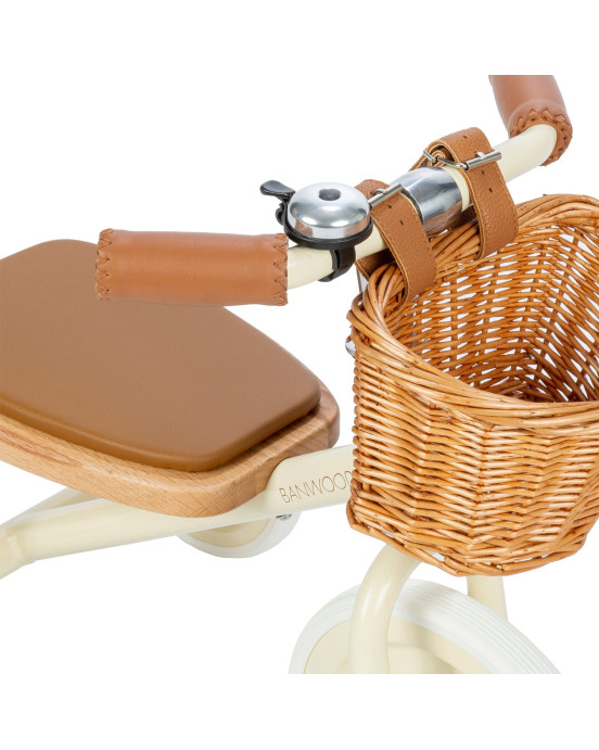 BANWOOD. Τρίκυκλο ποδήλατο Κρεμ