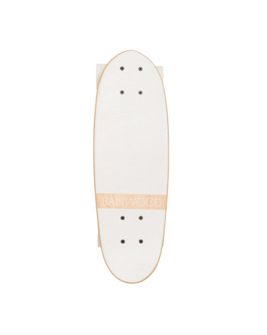 BANWOOD. Skateboard Λευκό