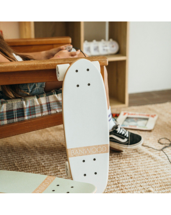 BANWOOD. Skateboard Λευκό