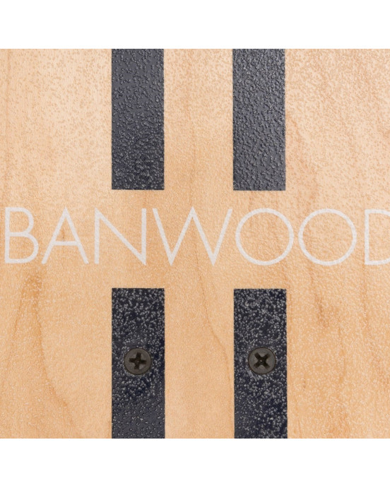 BANWOOD. Skateboard Μπλε Ριγέ