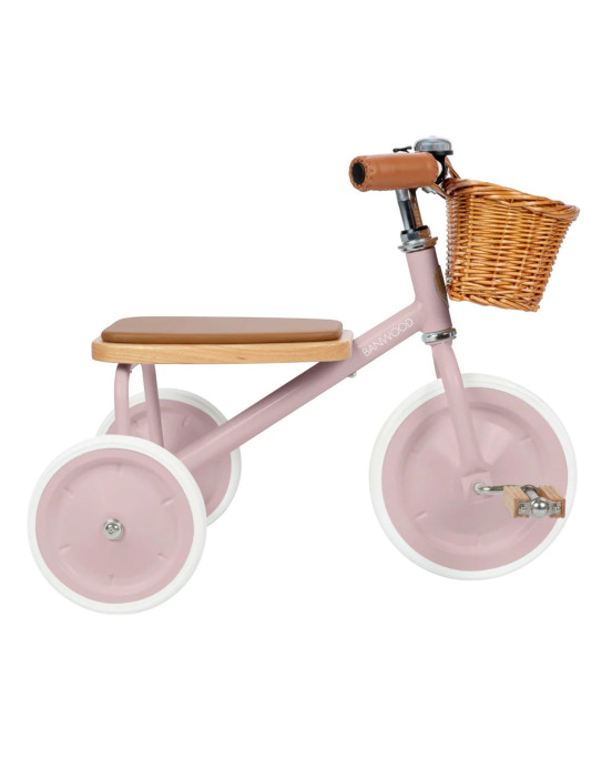 BANWOOD. Τρίκυκλο ποδήλατο Φυσικό ροζ
