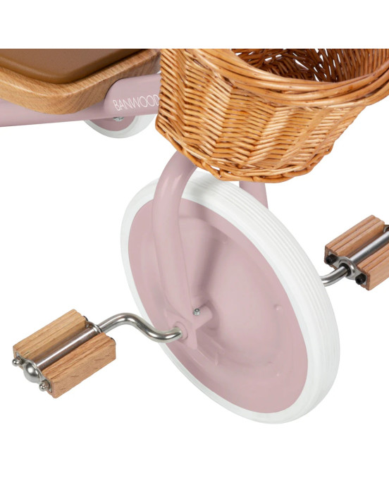 BANWOOD. Τρίκυκλο ποδήλατο Φυσικό ροζ