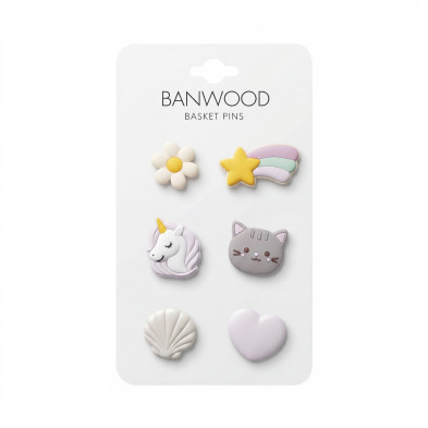 BANWOOD. Διακοσμητική Καρφίτσα για Καλάθι - Μαγεία