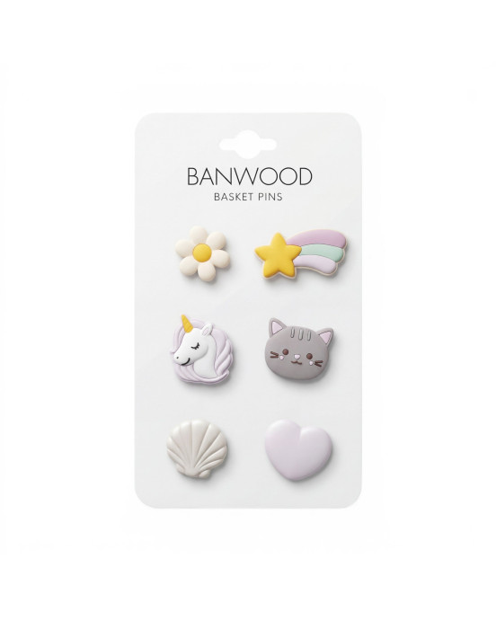 BANWOOD. Διακοσμητική Καρφίτσα για Καλάθι - Μαγεία