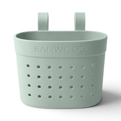 BANWOOD. Καλάθι Ποδηλάτου/Πατινιού Pin & Ride - Απαλό πράσινο