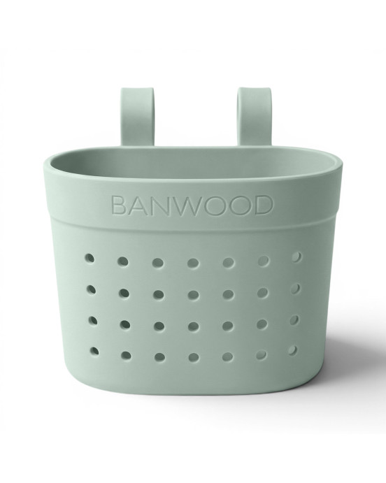 BANWOOD. Καλάθι Ποδηλάτου/Πατινιού Pin & Ride - Απαλό πράσινο