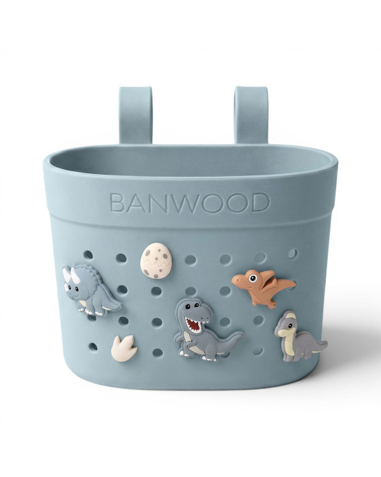 BANWOOD. Καλάθι Ποδηλάτου/Πατινιού Pin & Ride - Γαλαζοπράσινο