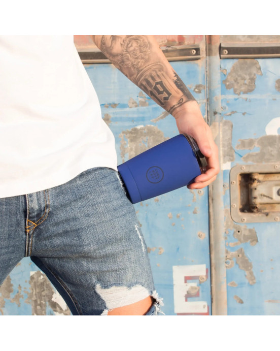 COOL BOTTLES. Ανοξείδωτο ποτήρι-θερμός Έντονο Μπλε 330ml