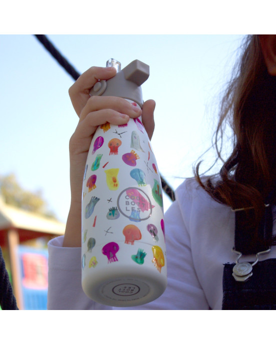 COOL BOTTLES. Ανοξείδωτο μπουκάλι Crazy Skulls 260ml
