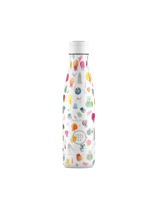 COOL BOTTLES. Ανοξείδωτο μπουκάλι Crazy Skulls 500ml
