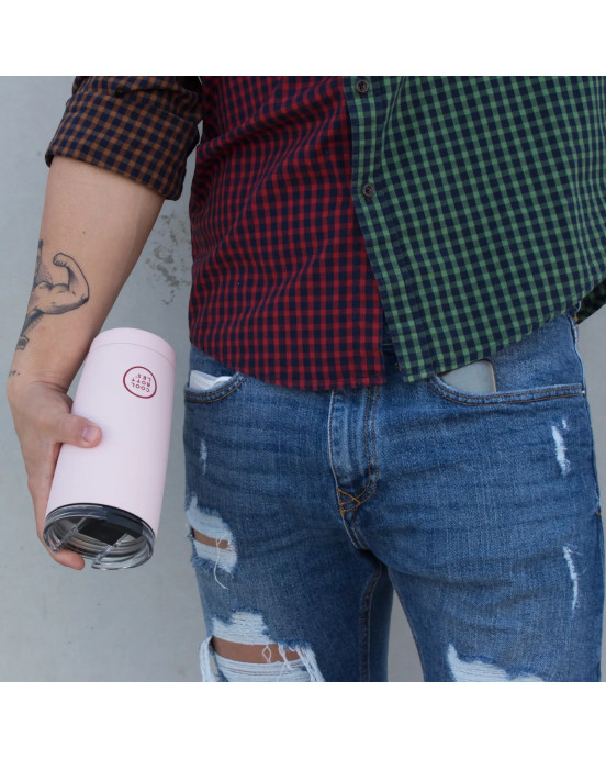COOL BOTTLES. Ανοξείδωτο μπουκάλι-θερμός Απαλό Ροζ 500ml