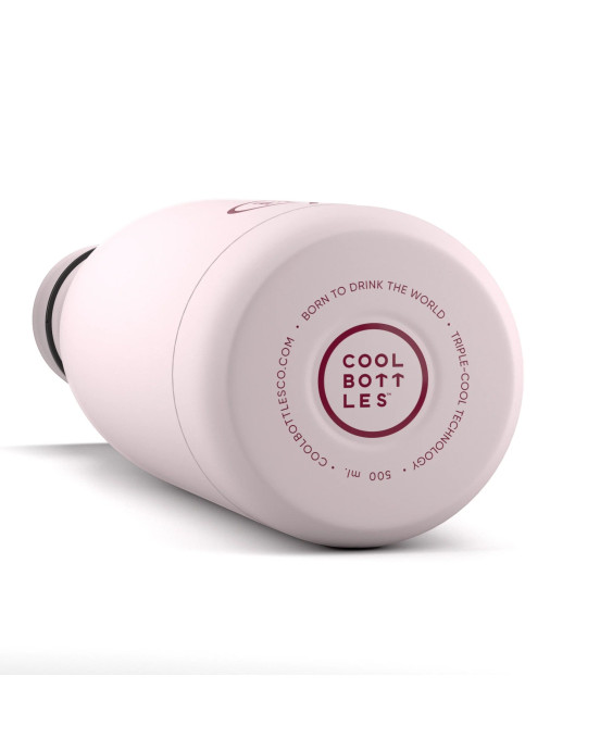 COOL BOTTLES. Ανοξείδωτο μπουκάλι-θερμός Απαλό Ροζ 500ml