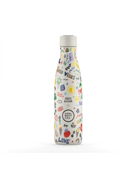 COOL BOTTLES. Ανοξείδωτο μπουκάλι Good Vibes 500ml