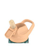COOL BOTTLES. Καπάκι & βουρτσάκι για μπουκάλι Kiddie 350ml - Ροδακινί