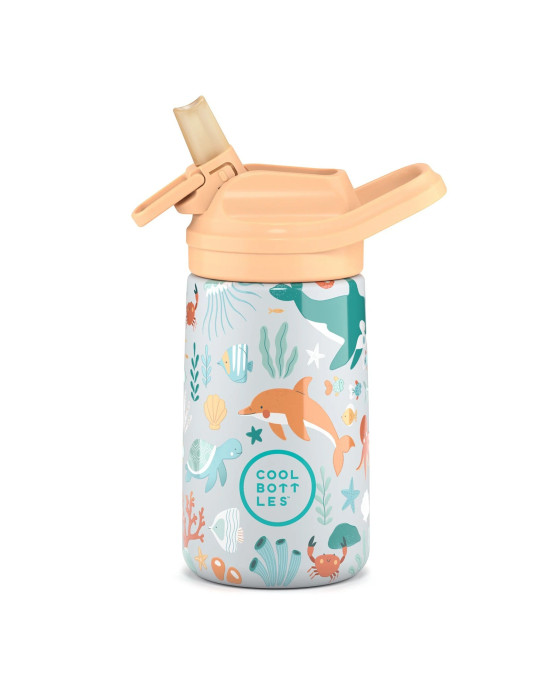 COOL BOTTLES. Ανοξείδωτο παιδικό παγούρι Υποβρύχιος Κόσμος 350ml