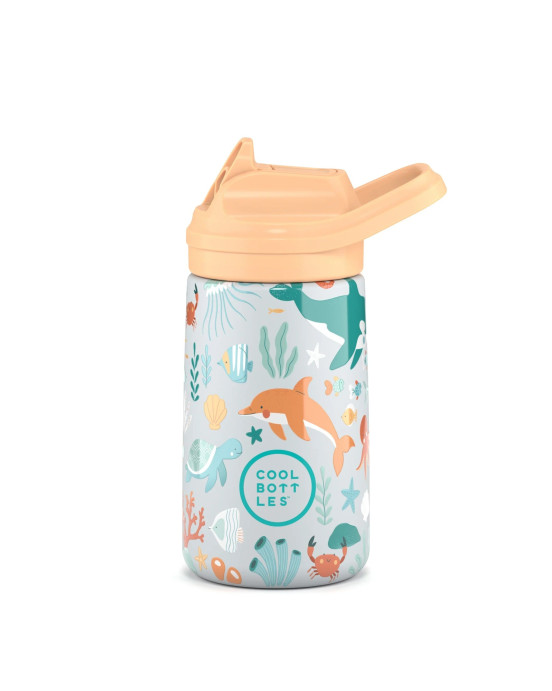 COOL BOTTLES. Ανοξείδωτο παιδικό παγούρι Υποβρύχιος Κόσμος 350ml