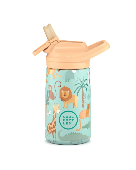 COOL BOTTLES. Ανοξείδωτο παιδικό παγούρι Άγρια Παρέα 350ml