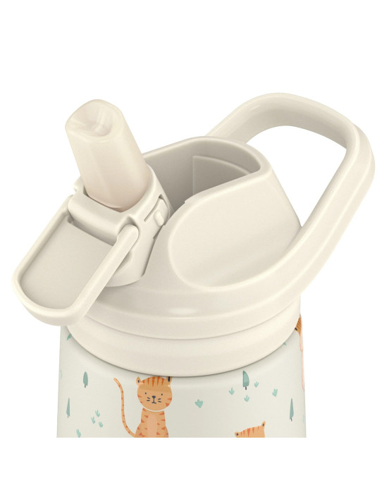 COOL BOTTLES. Ανοξείδωτο παιδικό παγούρι Γατούλες 350ml