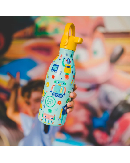 COOL BOTTLES. Ανοξείδωτο παιδικό μπουκάλι Short Circuit 500ml