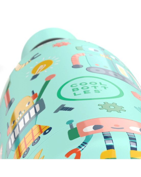 COOL BOTTLES. Ανοξείδωτο παιδικό μπουκάλι Short Circuit 500ml