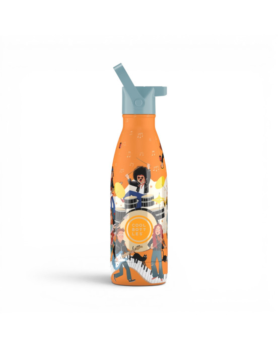 COOL BOTTLES. Ανοξείδωτο παιδικό μπουκάλι Music Beat 350ml