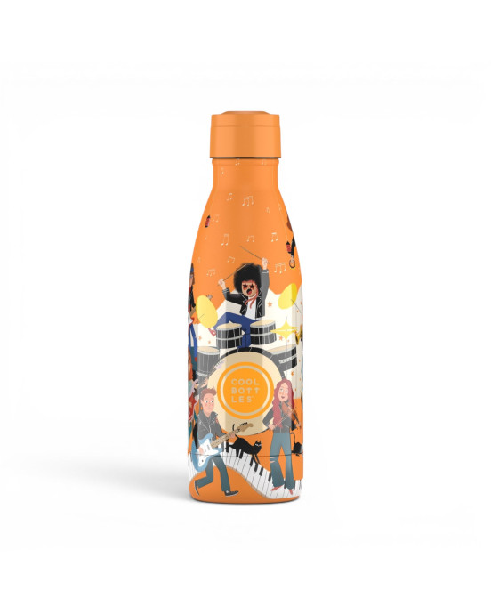 COOL BOTTLES. Ανοξείδωτο παιδικό μπουκάλι Music Beat 350ml